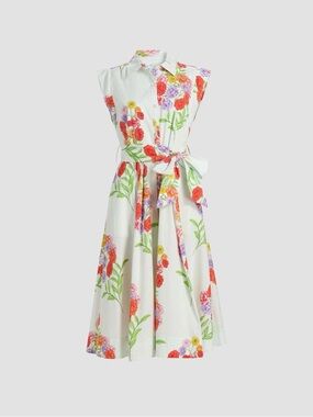Milly
Jules Paris Bouquet Poplin
Midi-Dress